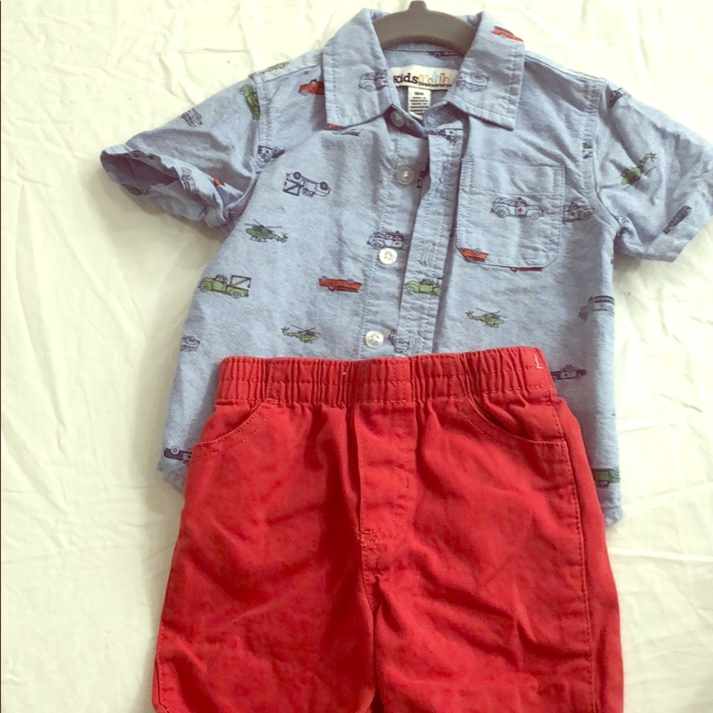 Kids Headquarters Baby boy matching shirt set